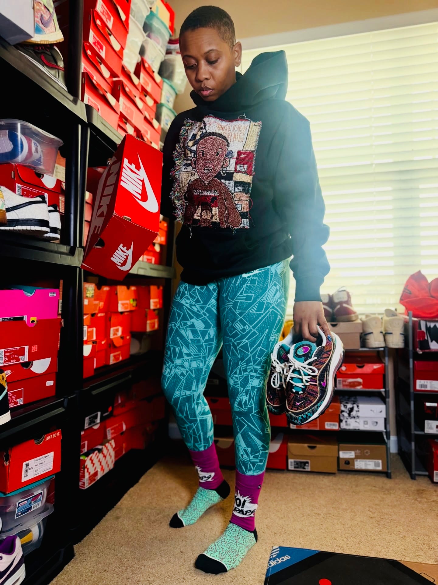 Kiki X Sneakerbots Tapestry Hoodie