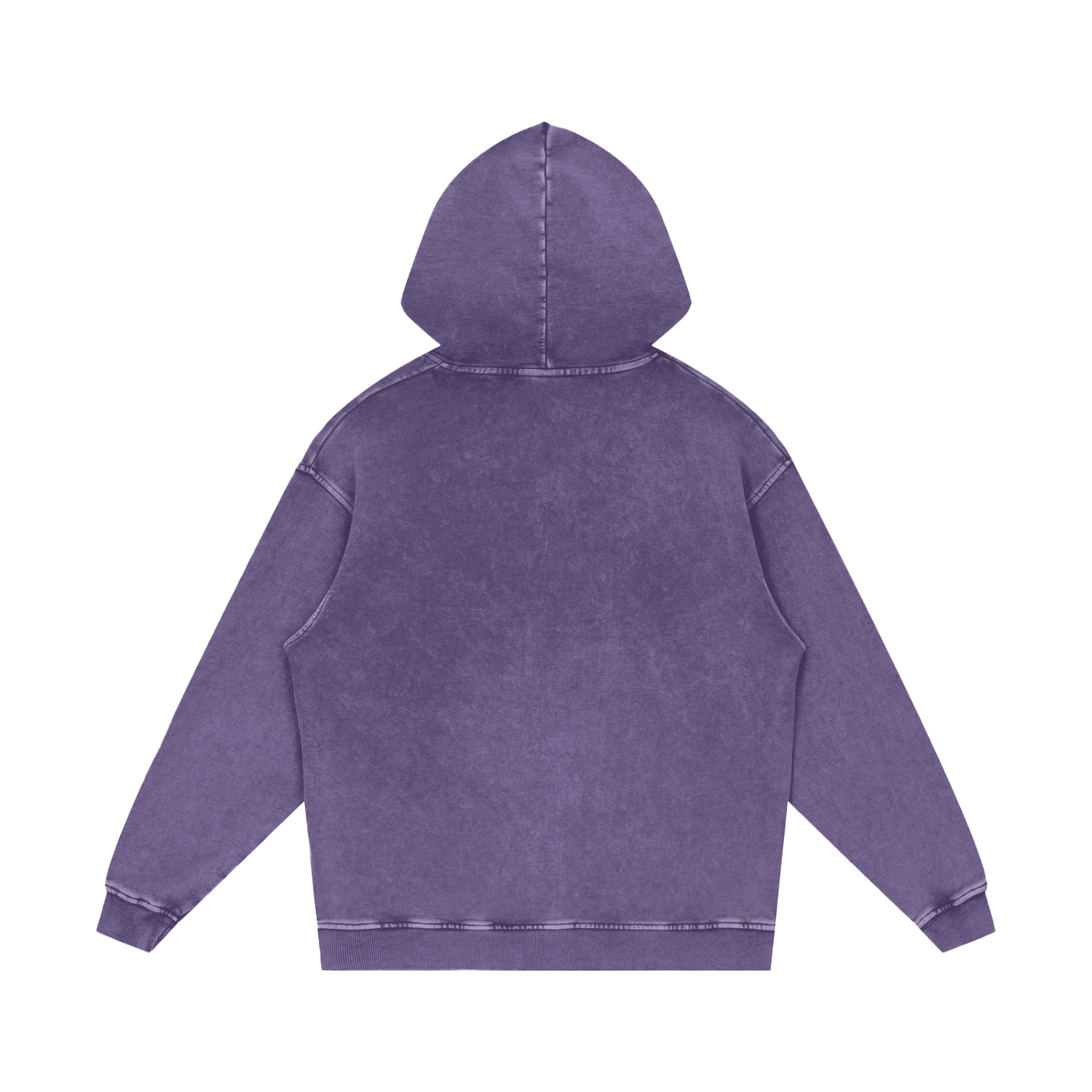 Digital Sneaker Snow Washed Loose Cotton Hoodie