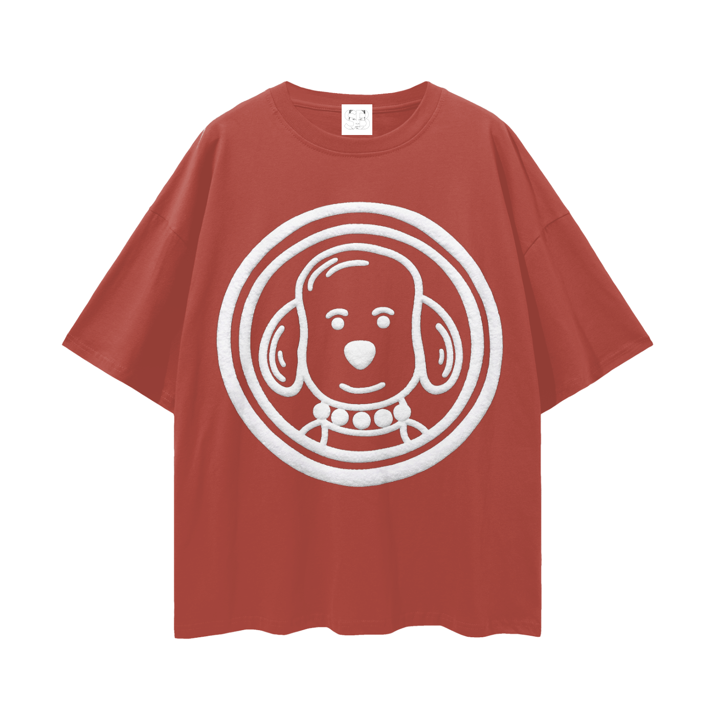 Boxer Logo Streetwear Loose Drop Shoulder T-Shirt