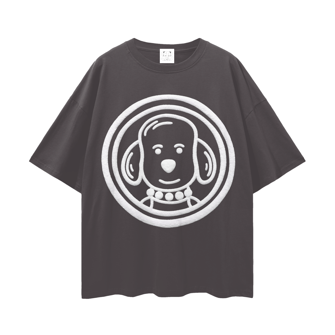 Boxer Logo Streetwear Loose Drop Shoulder T-Shirt