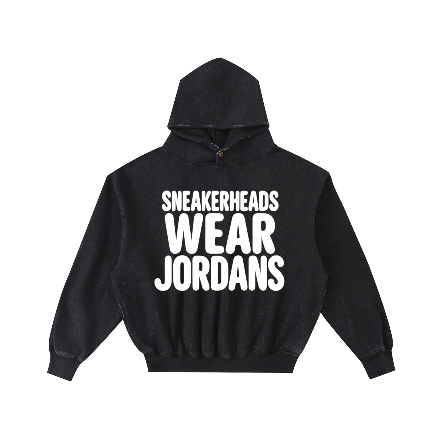Sneakerheads Wear Jordans Frayed Washed Fleece Hoodie