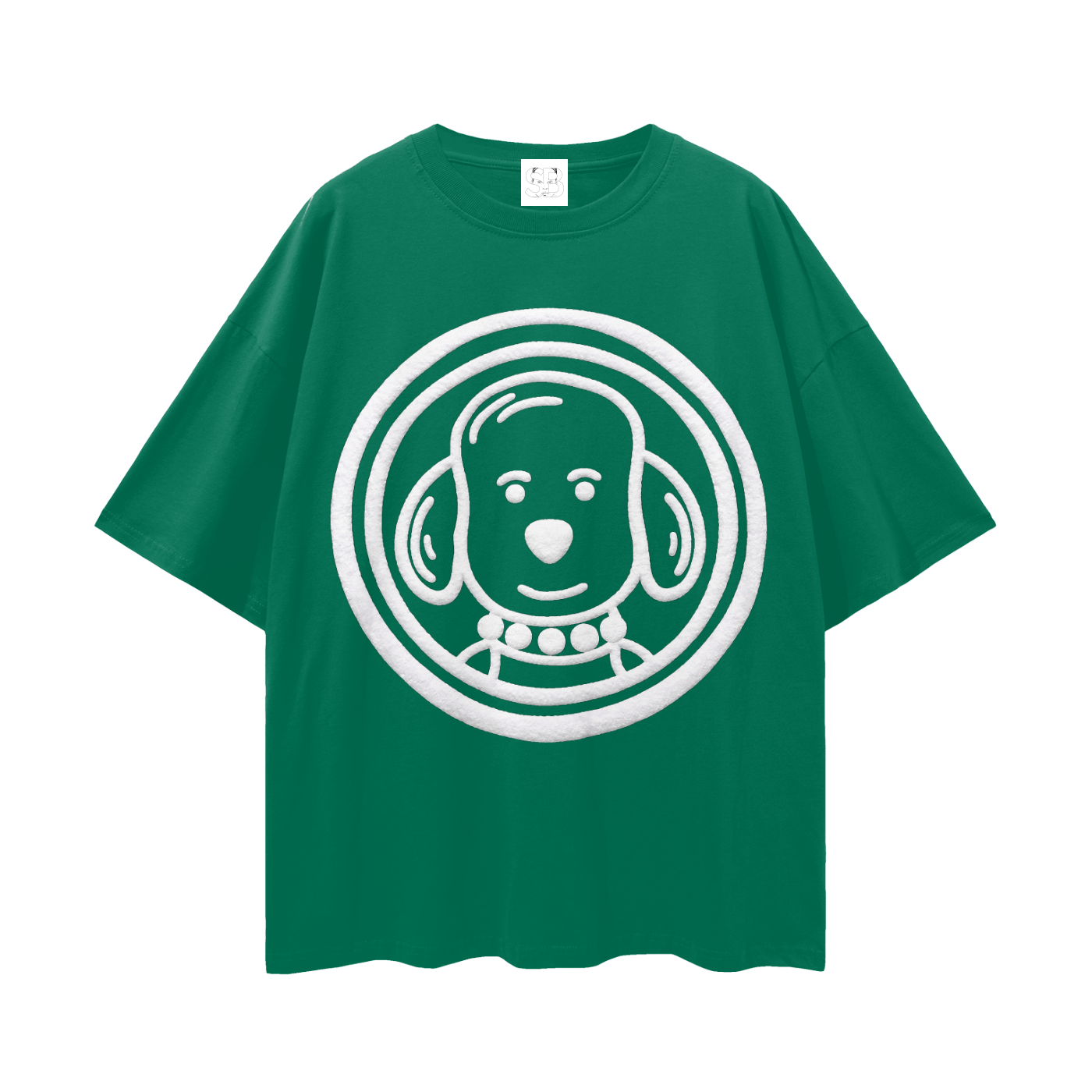 Boxer Logo Streetwear Loose Drop Shoulder T-Shirt