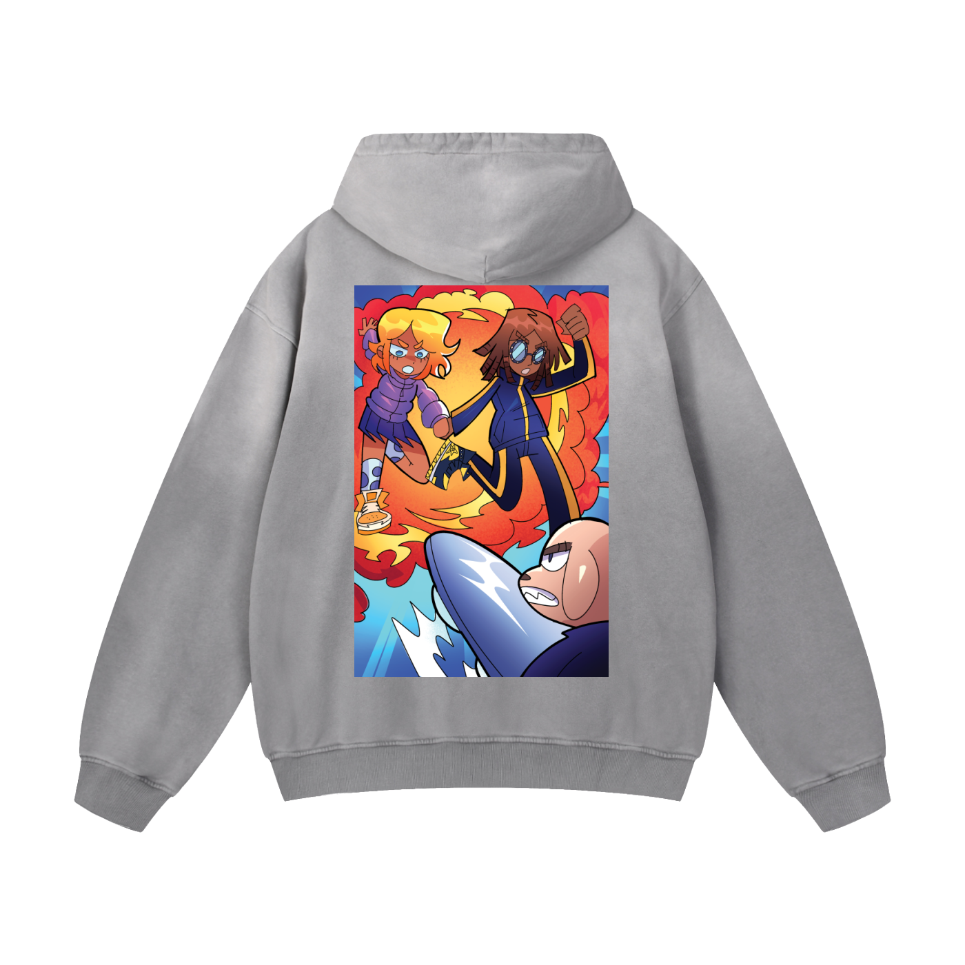 Hype Force Heavyweight Sunfade Oversized Hoodie