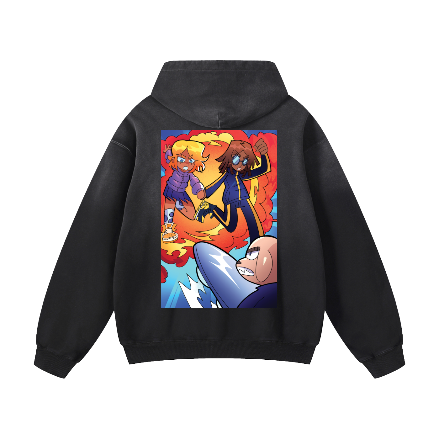 Hype Force Heavyweight Sunfade Oversized Hoodie