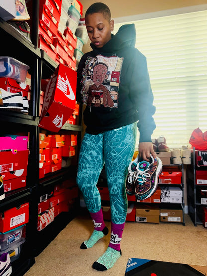 Kiki X Sneakerbots Tapestry Hoodie