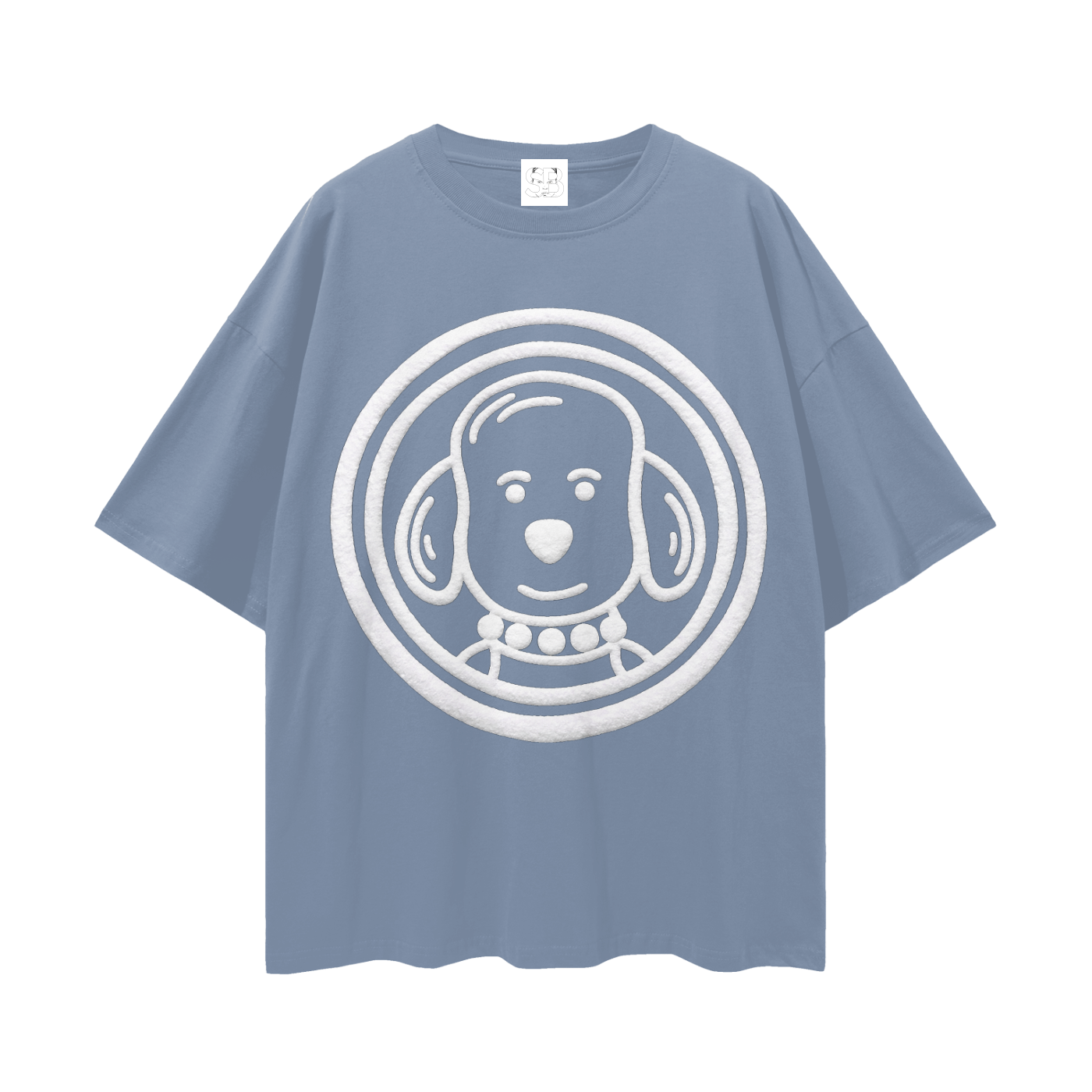 Boxer Logo Streetwear Loose Drop Shoulder T-Shirt