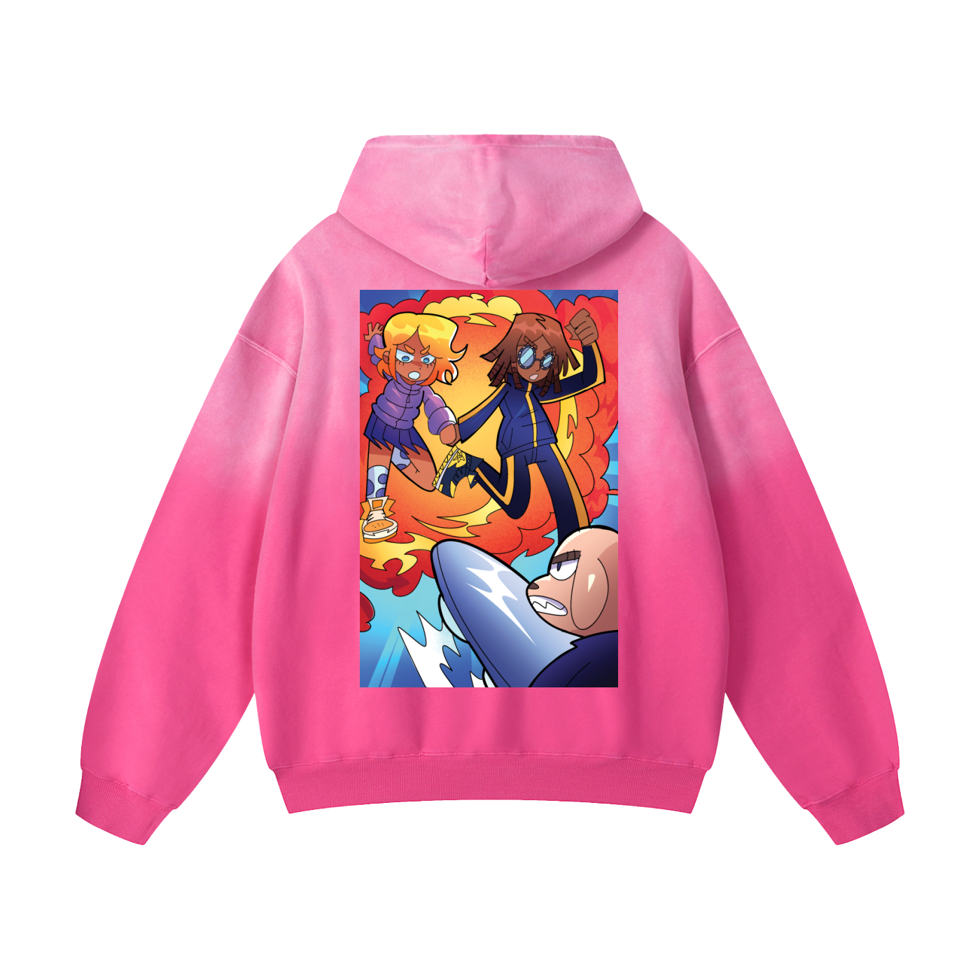 Hype Force Heavyweight Sunfade Oversized Hoodie