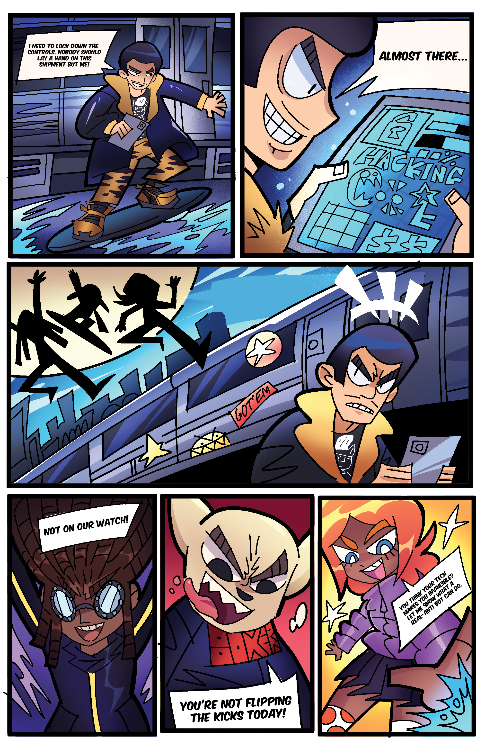 Open comic portal